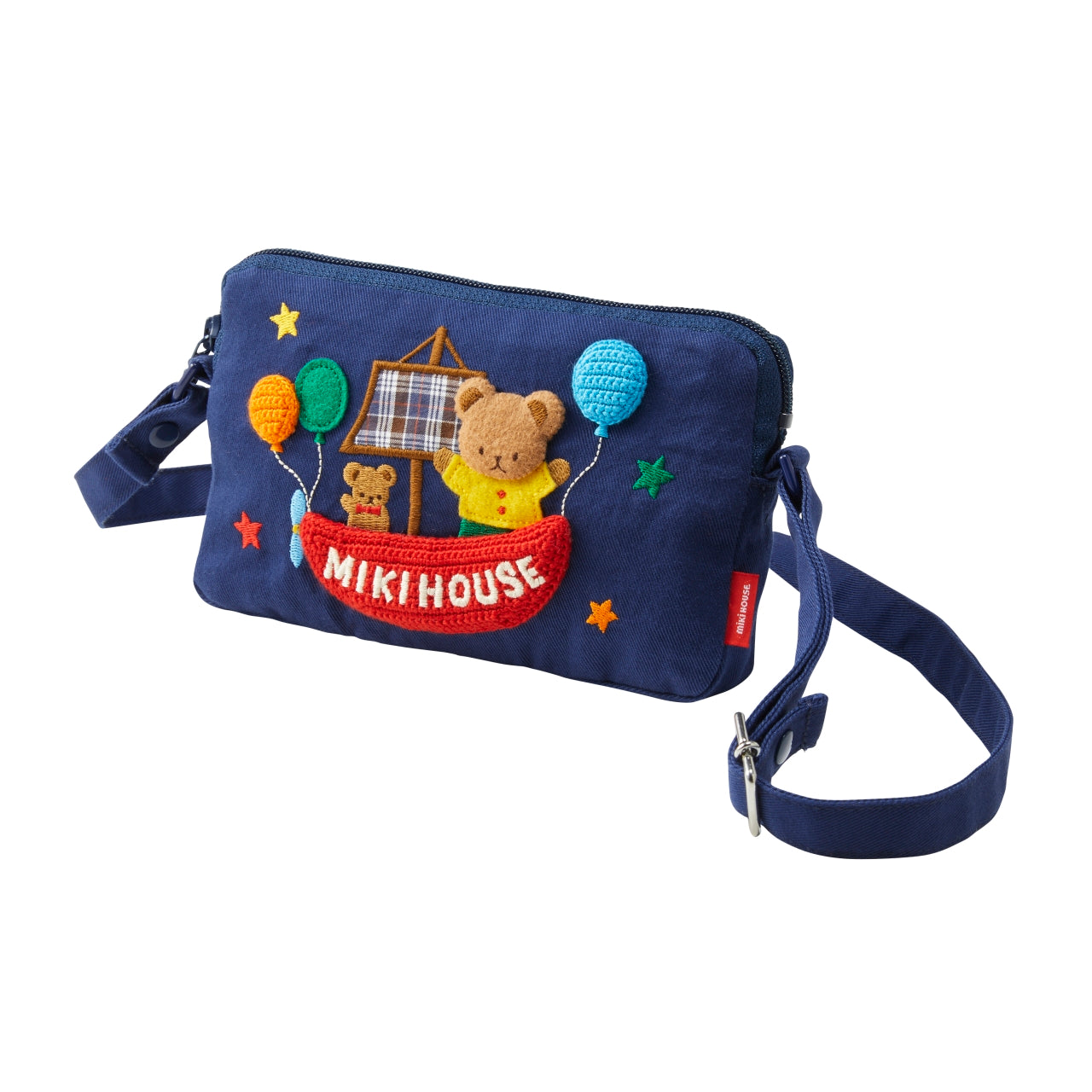 amazon mini shoulder backpack MIKI HOUSE Bear Shoulder Pouch