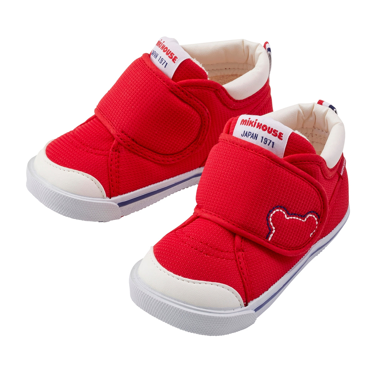 Mikihouse Unisex Kids Slip-On Shoes - 2E Last Design, Pile Backing, Flex Sole, Made In Japan