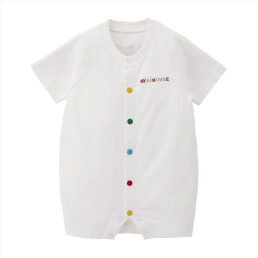 Short Sparkle Back Logo Rompers