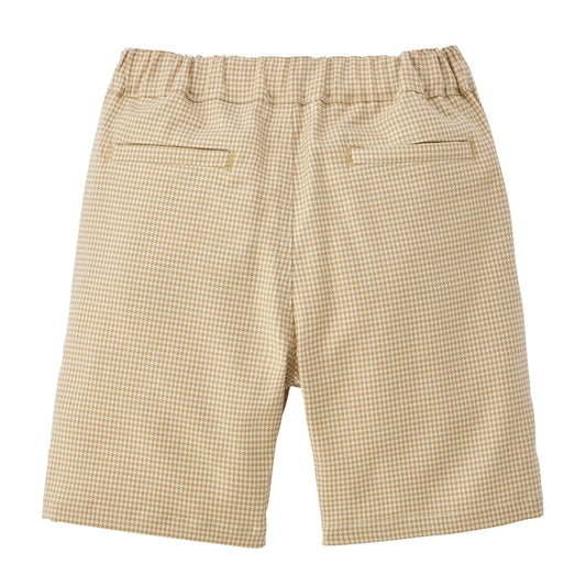 Teddy Bear Emblem Houndstooth Shorts