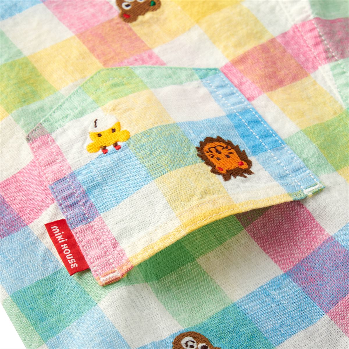 Pucchi’s Gingham Bus Overalls