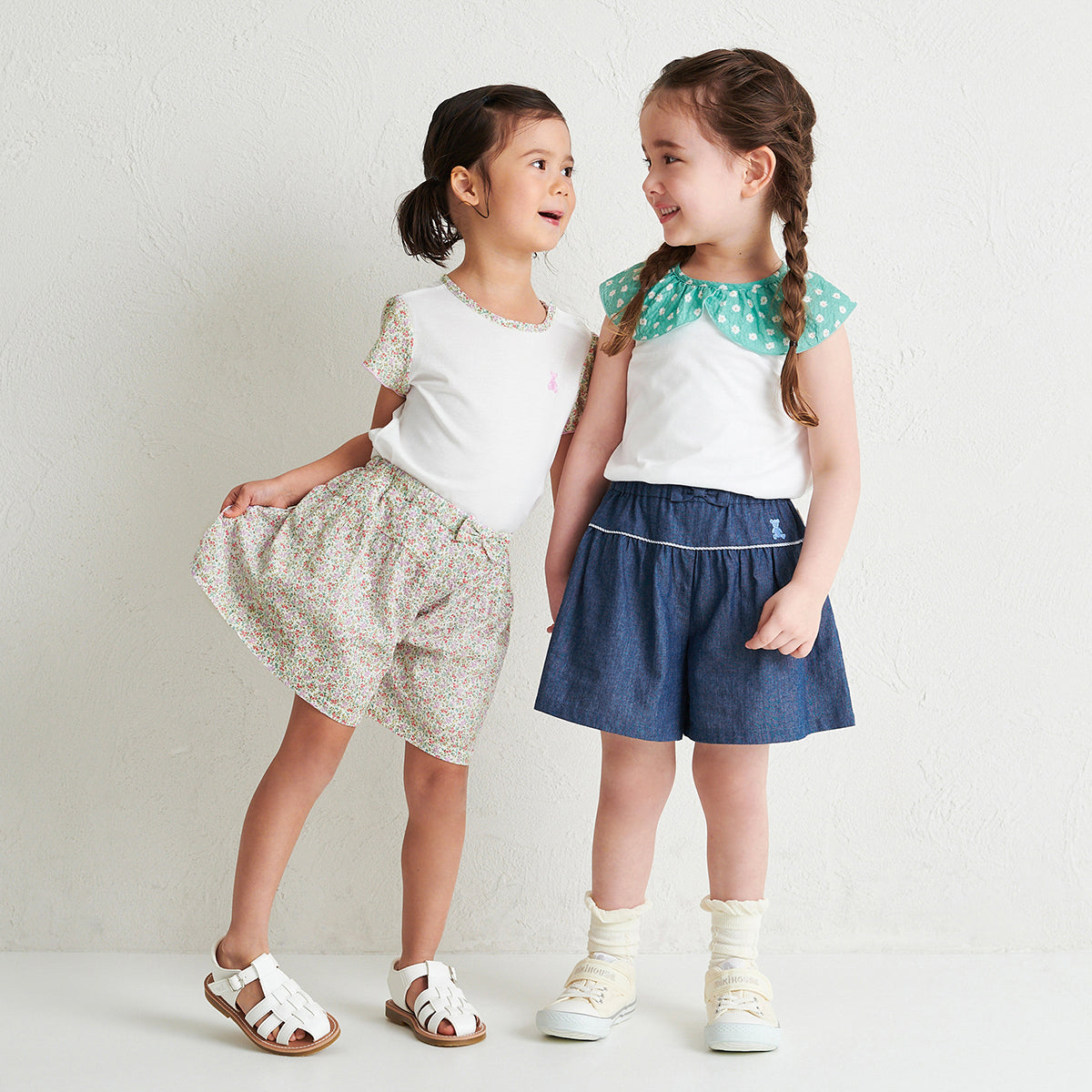 Teddy Bear Emblem Floral Tunic Tee