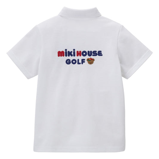 MIKI HOUSE Golf Bear Polo Shirt for Kids