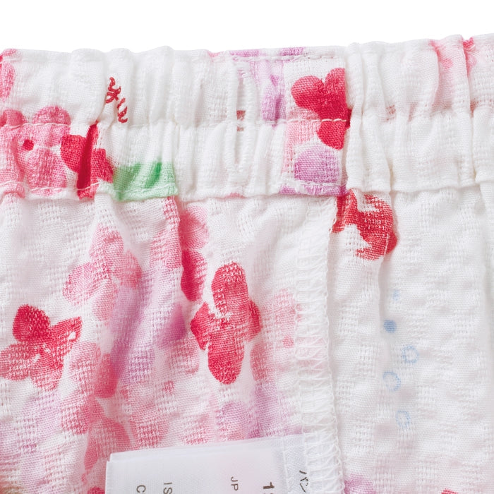 Two-Piece Floral Ripple Kimono Jinbei