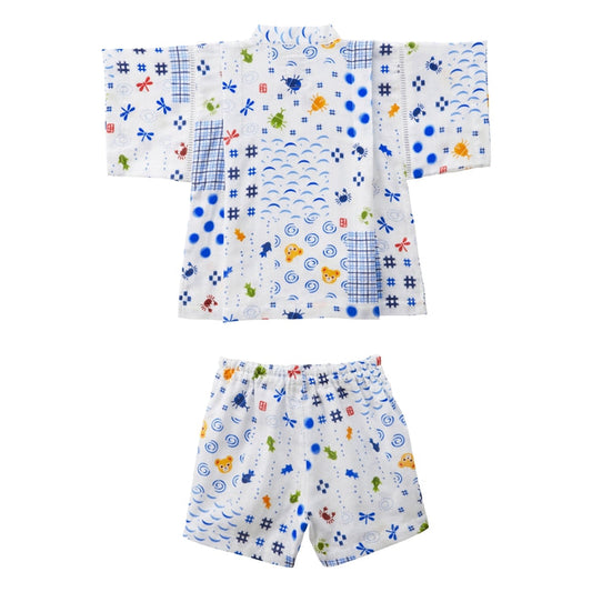 Two-Piece Patchwork Pucchi Kimono Jinbei