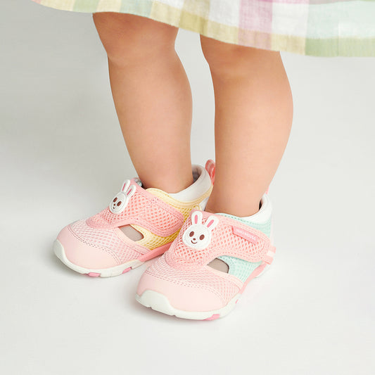 Double Raschel Mesh Second Shoes - Strawberry Swirl