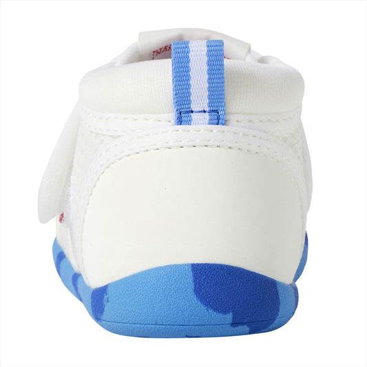 Double Raschel Mesh First Walker Shoes - Neon Marble