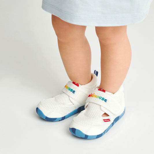 Double Raschel Mesh Second Shoes - Neon Marble