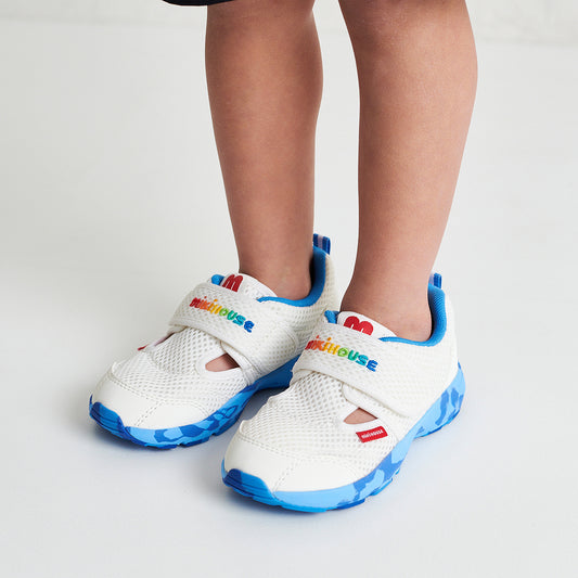 Double Raschel Mesh Sneakers for Kids - Neon Marble