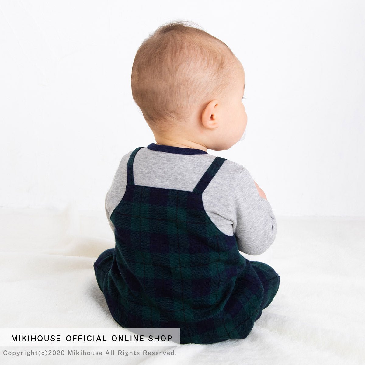 Overall-Style Coveralls - MIKI HOUSE USA