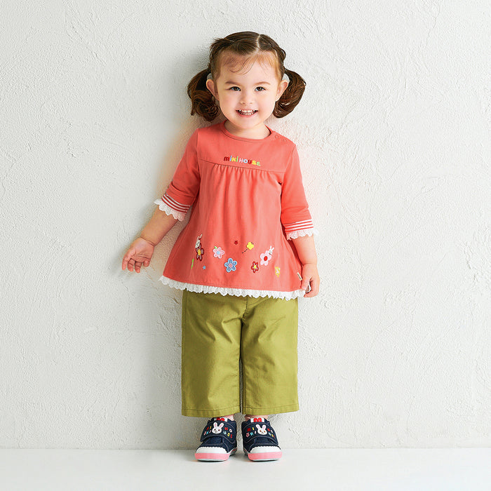 Dusky Pink Wide Trousers