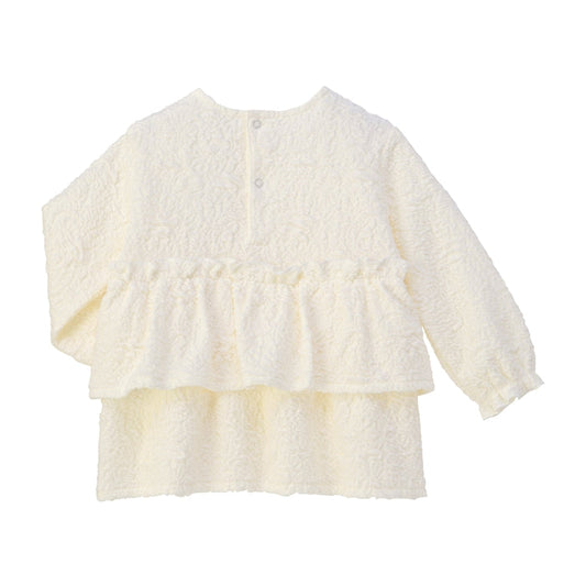 Teddy Bear Emblem Puffy Jacquard Tee
