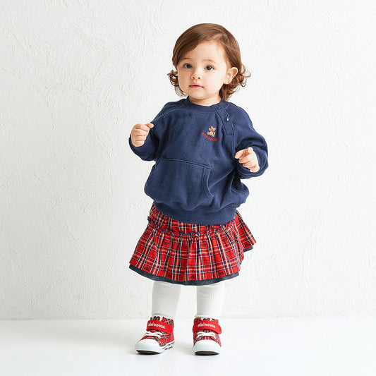 MIKI HOUSE Bear Back Logo Sweatshirt