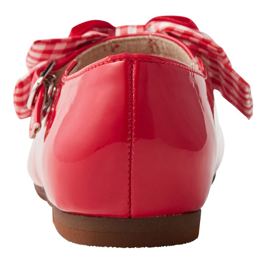 Sweet Gingham Ribbon Ballet Shoes