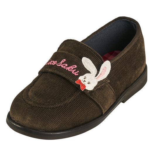 Sweet Logo Corduroy Loafers