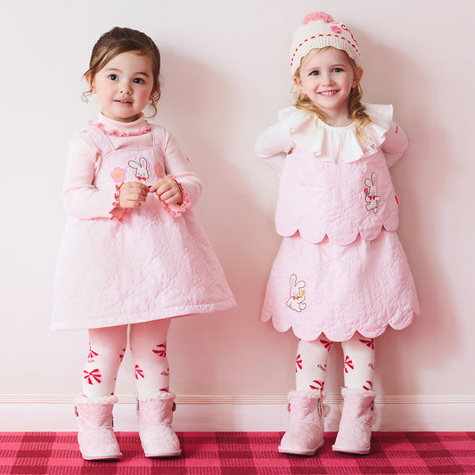 Sweet Ribbon Logo Knit Tights