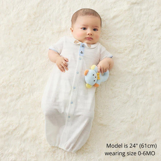 2-Way Mini Short-Sleeve Seaside Coverall