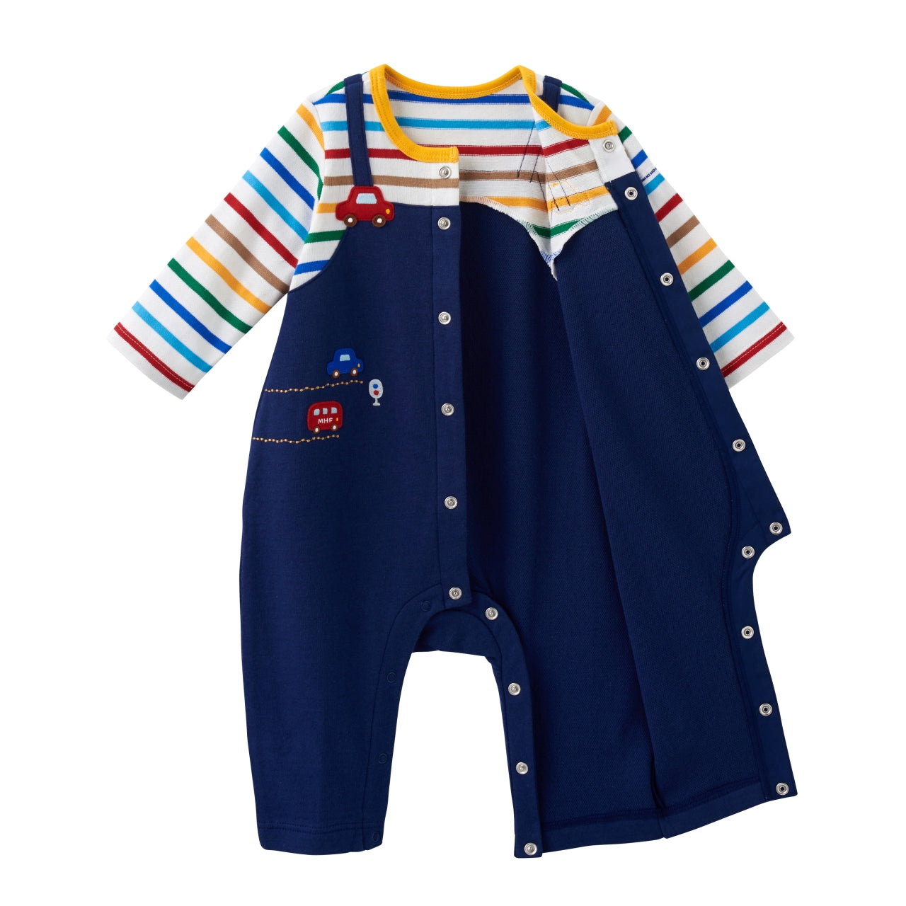 Overall-Print Coveralls - Car