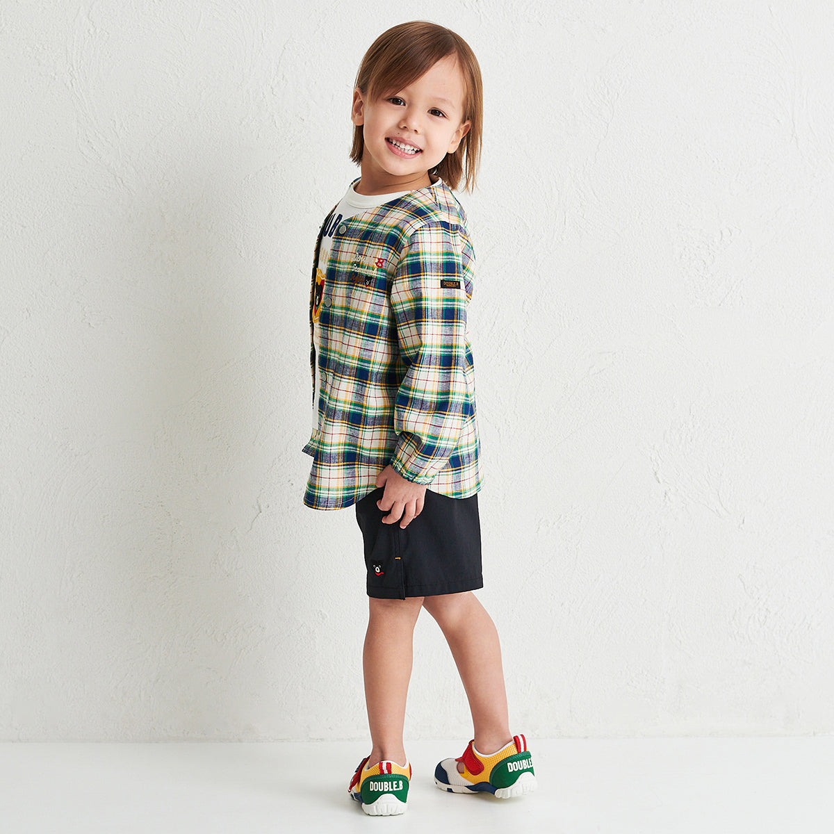 Double Raschel Mesh Sneakers for Kids - B is for Bold