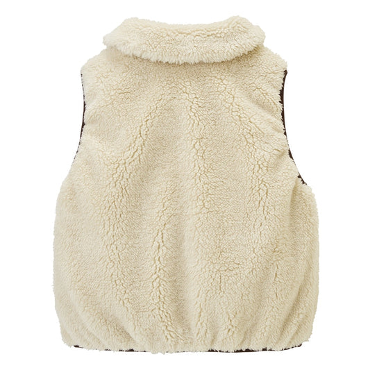 Reversible Sheep Boa Vest
