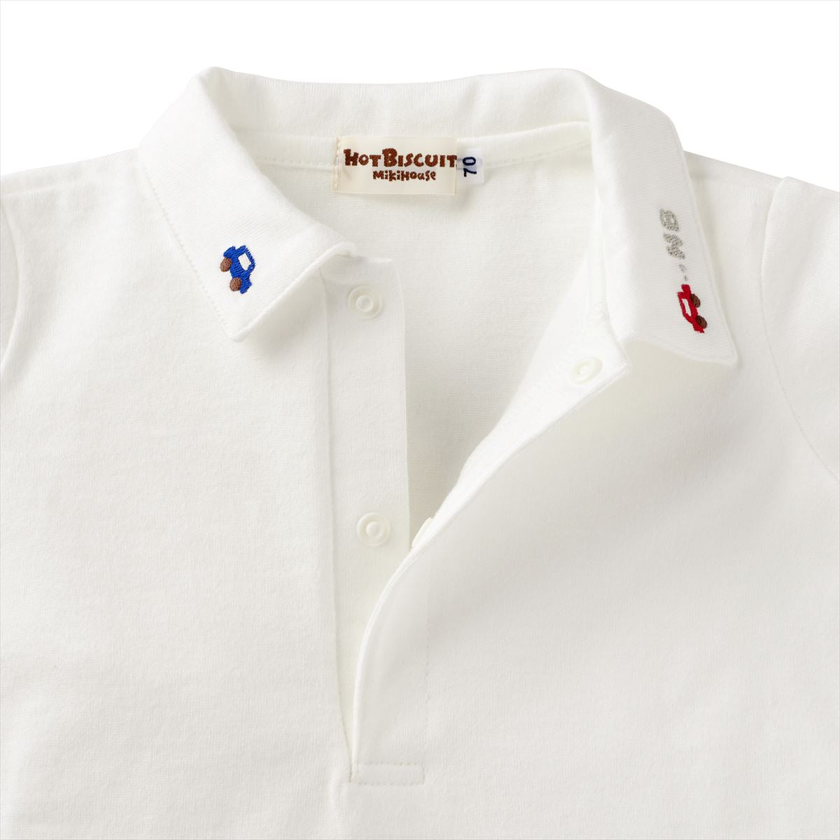 Car Collar Long-Sleeve Polo Shirt