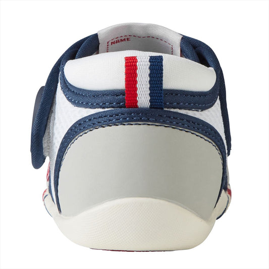 Double Raschel Mesh First Walker Shoes - Marine