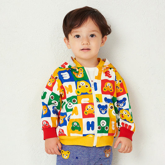 Logo Blocks Zip-Up Hoodie (UV Protection)