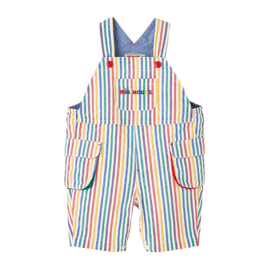 Rainbow Capris Overalls - MIKI HOUSE USA