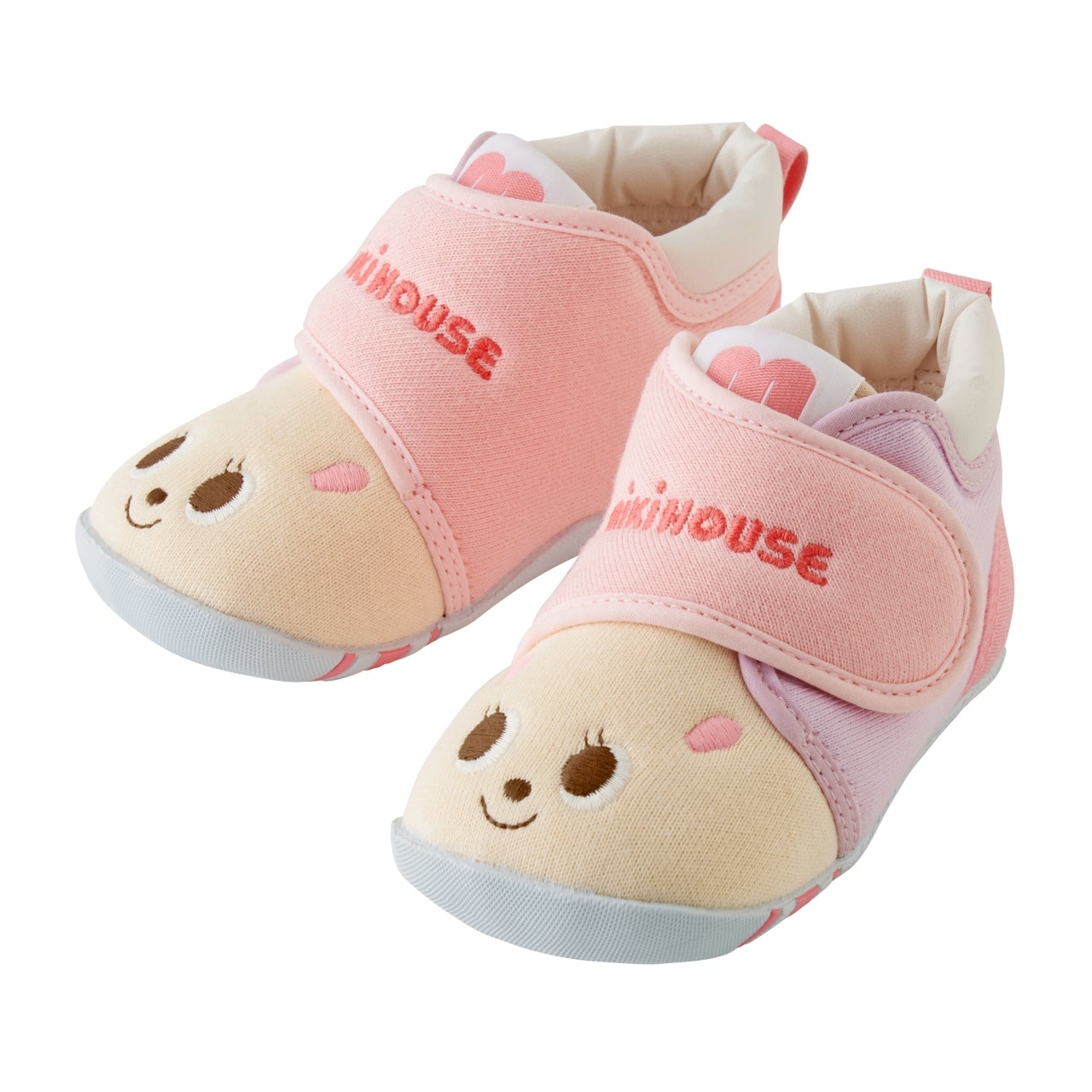 Outdoor type resource Plush First Walker Shoes - Rosy Pink – MIKI HOUSE USA
