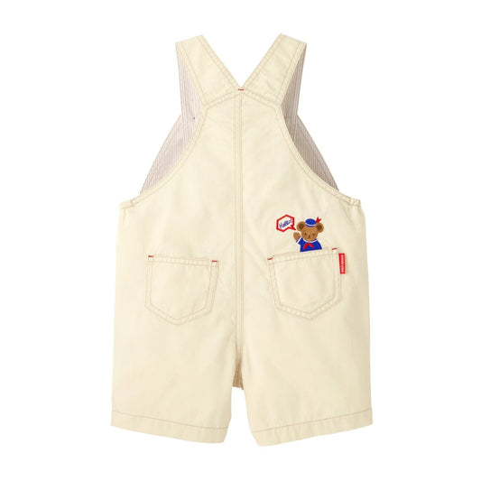 Short Sailor Bear Overalls - MIKI HOUSE USA