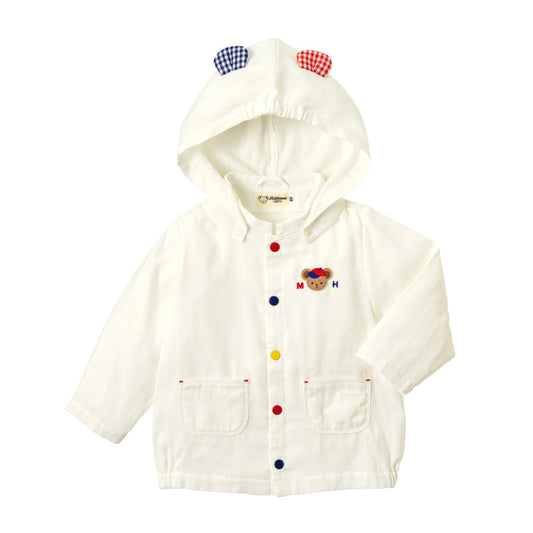 Bear Hooded Jacket (UV Protection) - MIKI HOUSE USA