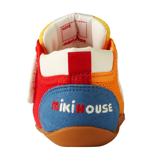 Double Russell First Walker Shoes - Energy Blast - MIKI HOUSE USA