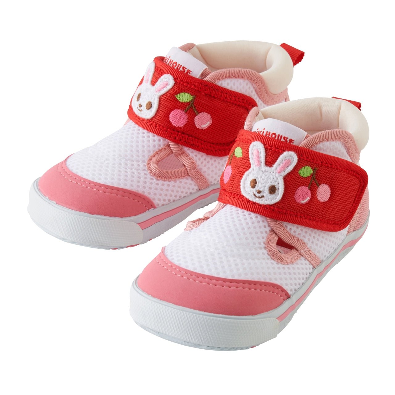 Double Russell Mesh Second Shoes- Cherry Pink – MIKI HOUSE USA