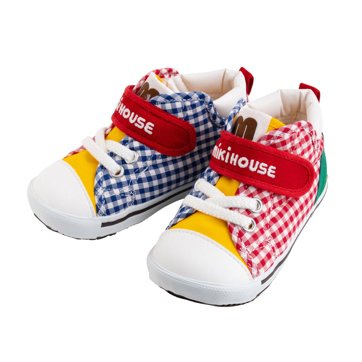 High Top Second Shoes - Patchwork Gingham