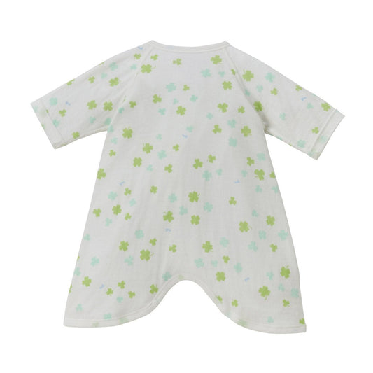 Sea Island Cotton Printed Kimono-Style Body Suit - MIKI HOUSE USA