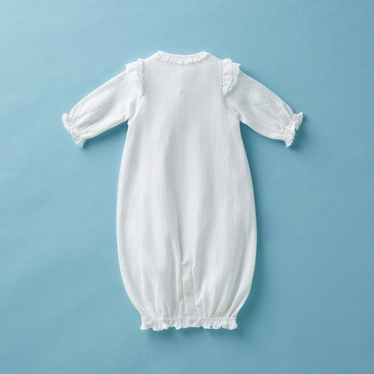 Ceremony collection -Lace Embellished Two-Way Playsuit - MIKI HOUSE USA