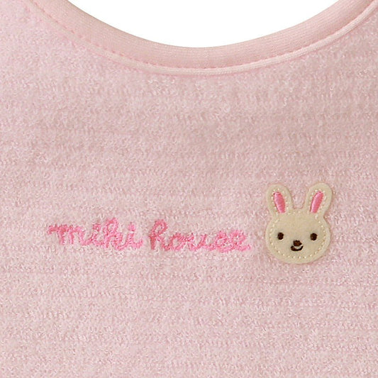 Untwisted Yarn Bib with Water Resistant Lining - MIKI HOUSE USA