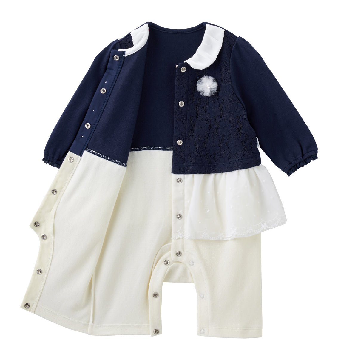 Formal Wear: Faux Dress Coveralls - MIKI HOUSE USA