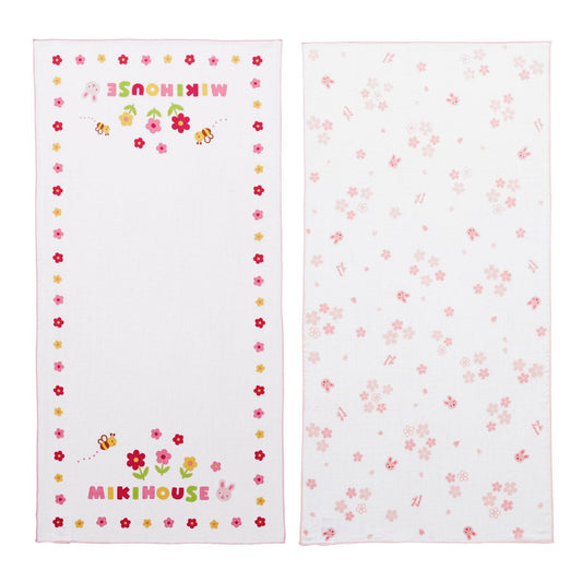 Flower Power Towel Baby Gift Set - MIKI HOUSE USA