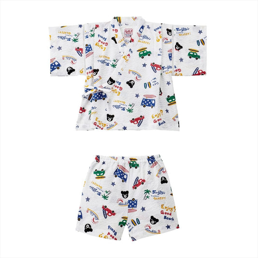 Two-Piece Kimono Jinbei - Surf’s Up! - MIKI HOUSE USA