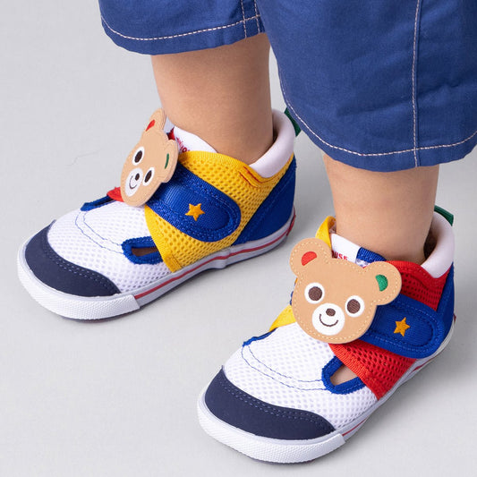 Double Russell Second Shoes - Pump Up Pucci - MIKI HOUSE USA