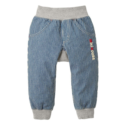 Logo Denim Sweatpants