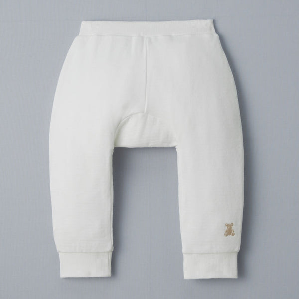 Sea Island Cotton Baby Pants - WHITE