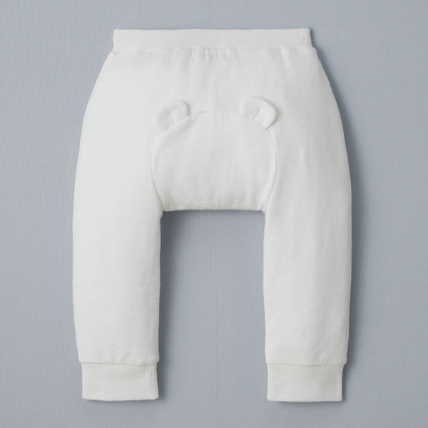 Sea Island Cotton Baby Pants - WHITE