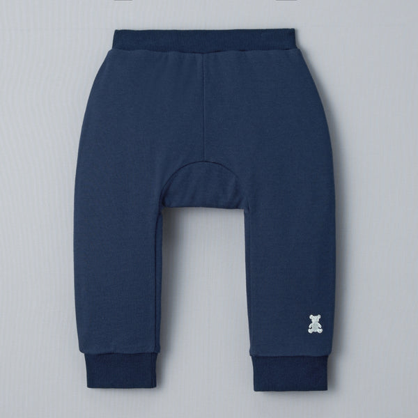 Sea Island Cotton Baby Pants - NAVY