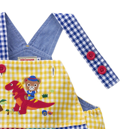Striped Pucchi Rider Overalls