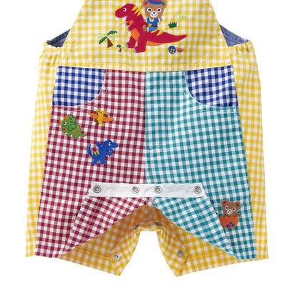 Striped Pucchi Rider Overalls