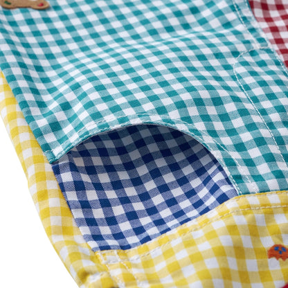 Striped Pucchi Rider Overalls