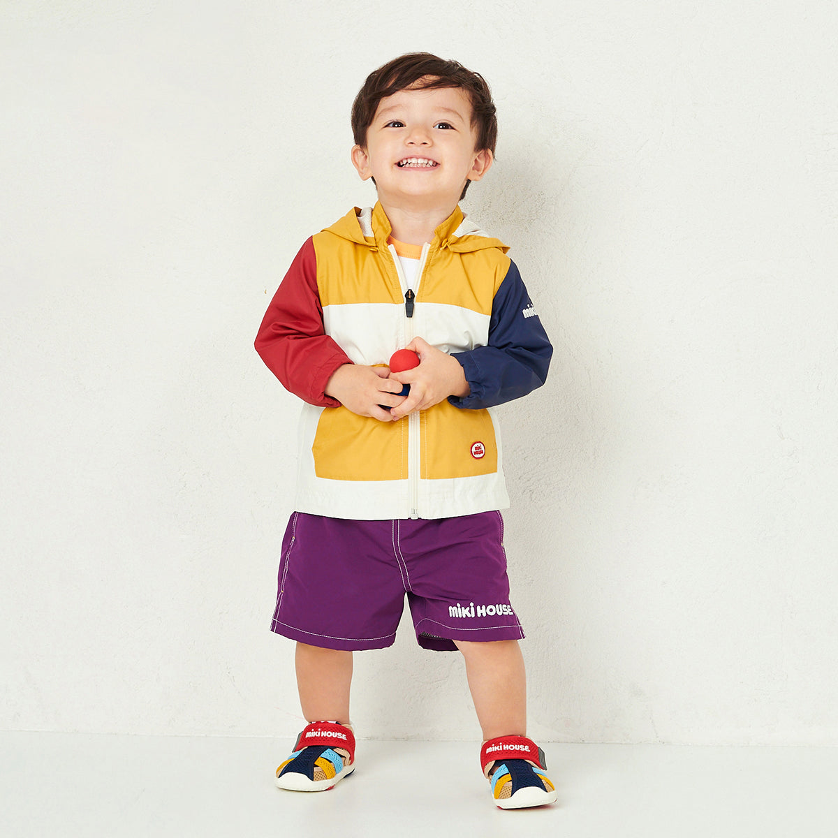 Colorblock Logo Windbreakers (UV Protection)