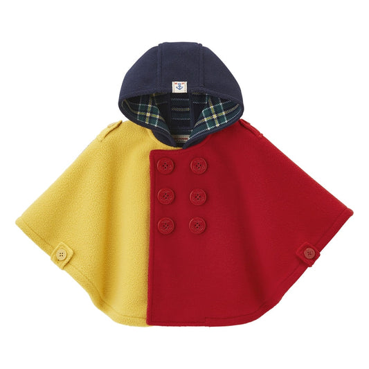Fleece Poncho (6-24MO)  -Multi